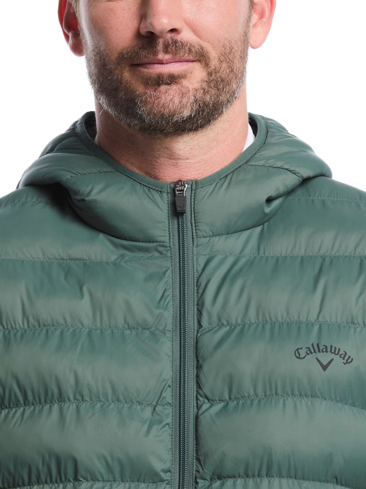 Men's Faux Down Puffer Jacket