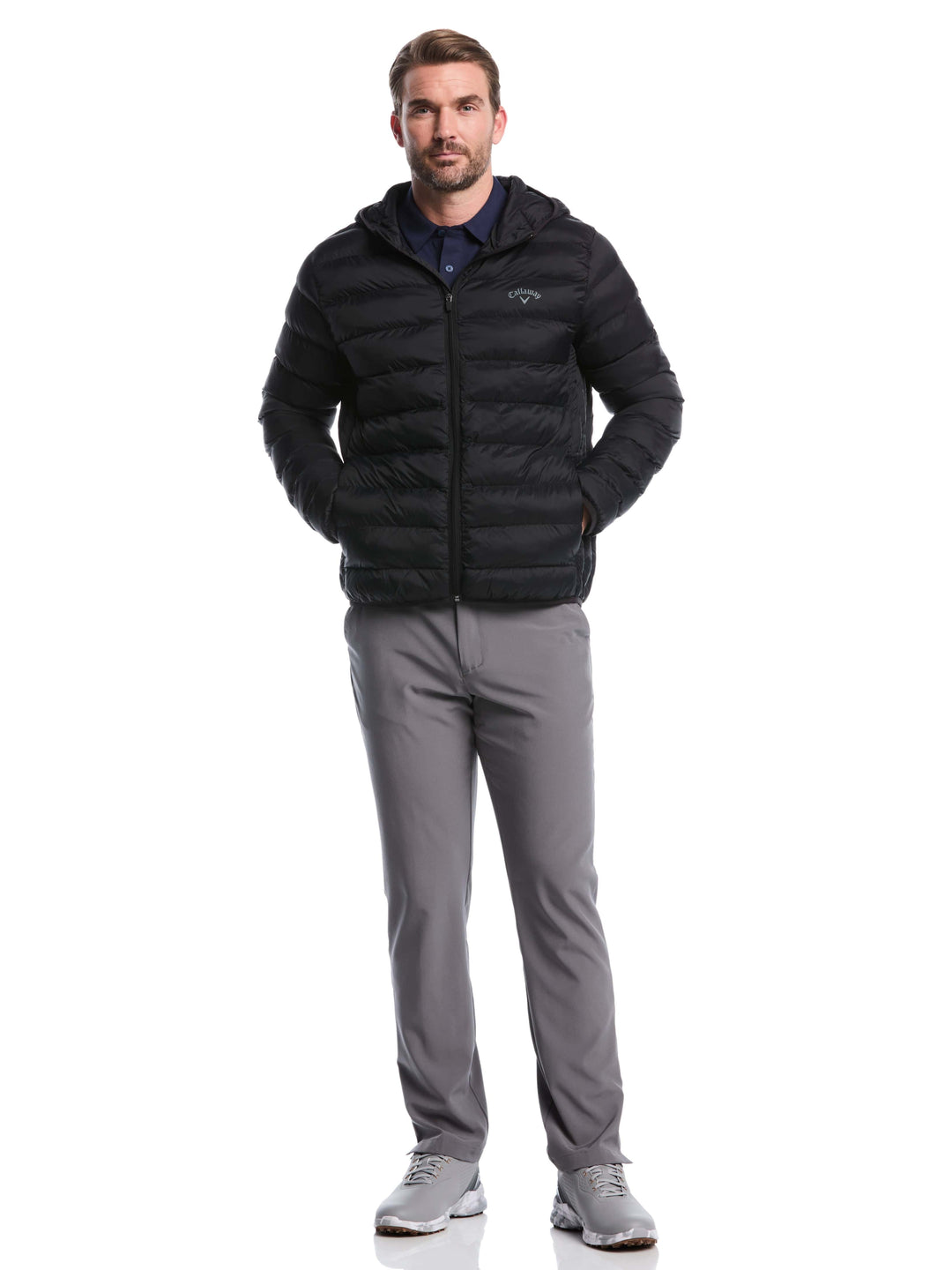 Men's Faux Down Puffer Jacket