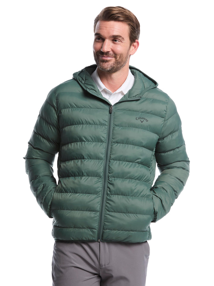 Men's Faux Down Puffer Jacket