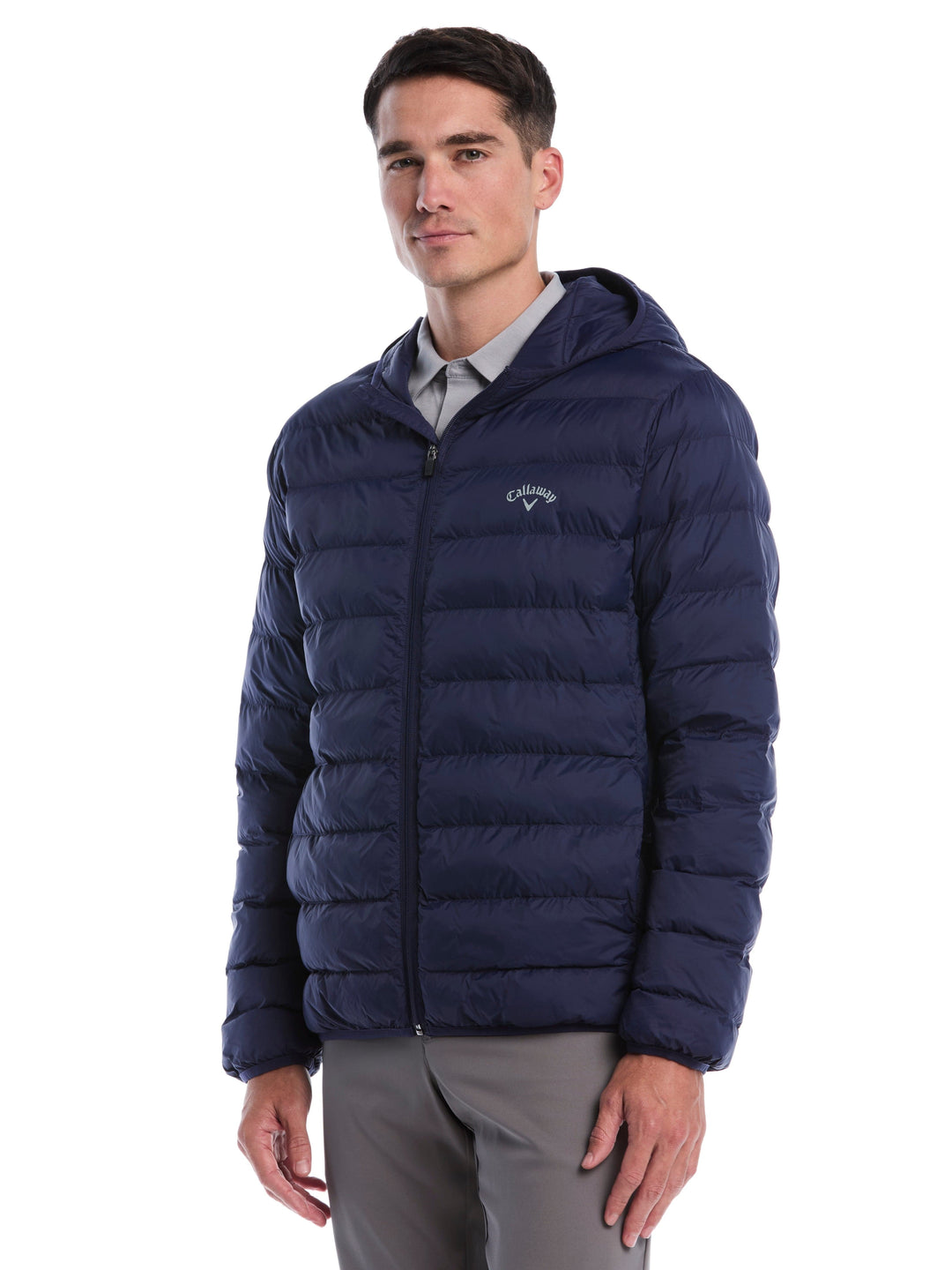 Men's Faux Down Puffer Jacket