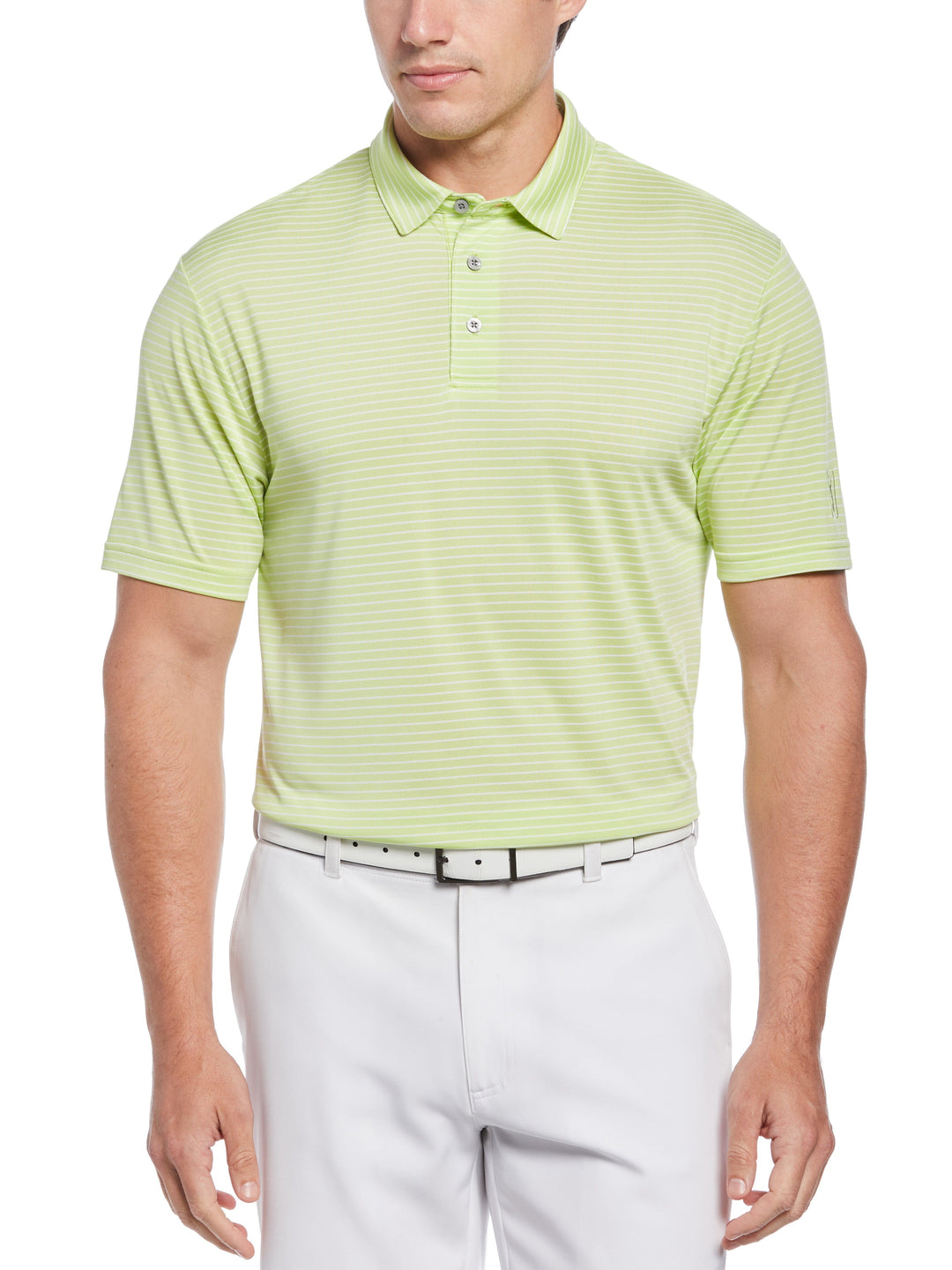 Feeder Stripe Golf Polo (Tomatillo) 
