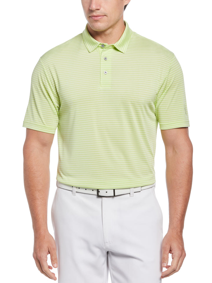 Feeder Stripe Golf Polo (Tomatillo) 