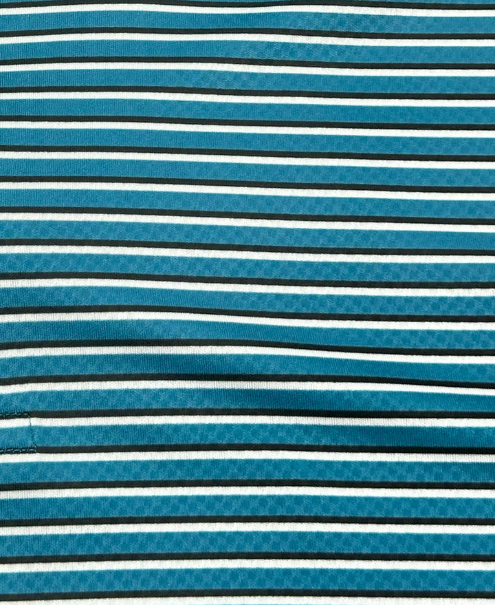 Feeder Stripe Print Golf Polo (Faience) 