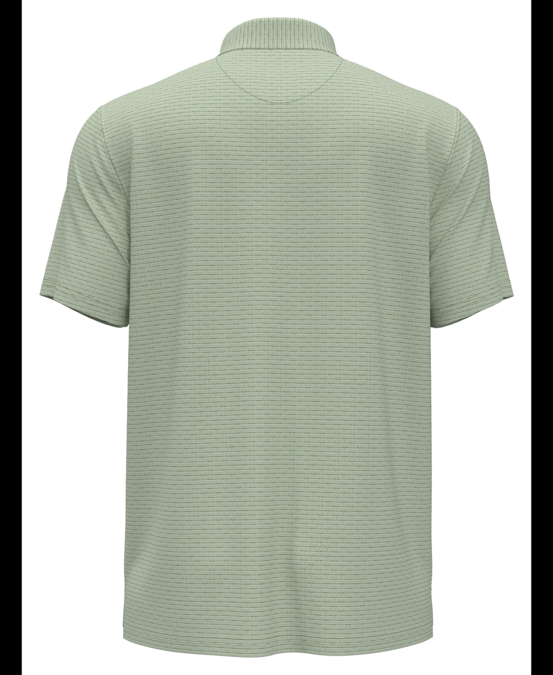 Fine Line Boat Print Polo (Jade Green) 