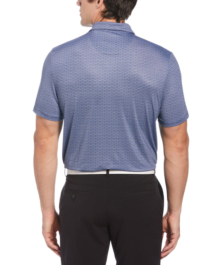 Fine Line Boat Print Polo (Astral Night) 