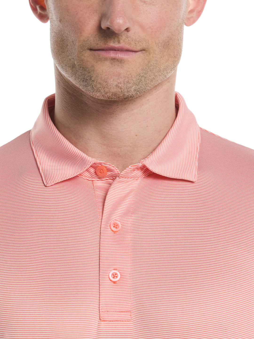 Men's Fine Line Stripe Golf Polo