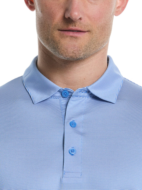 Men's Fine Line Stripe Golf Polo