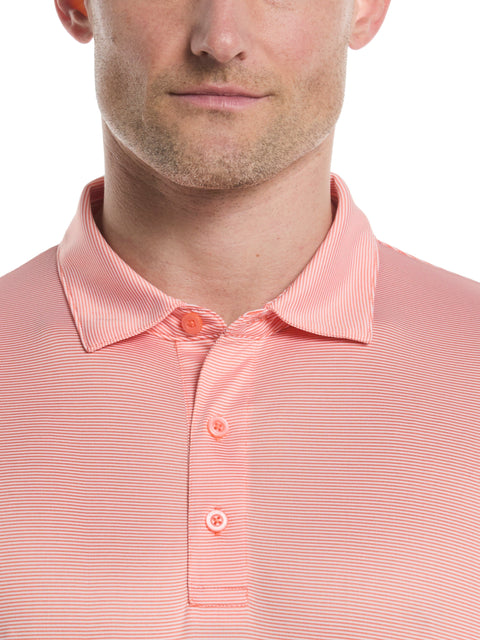 Men's Fine Line Stripe Golf Polo