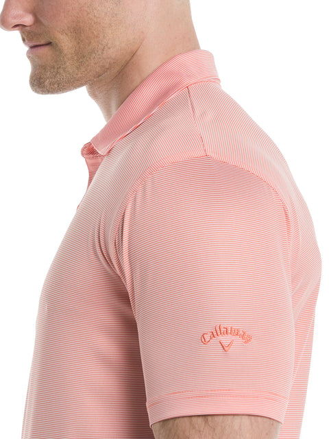 Men's Fine Line Stripe Golf Polo
