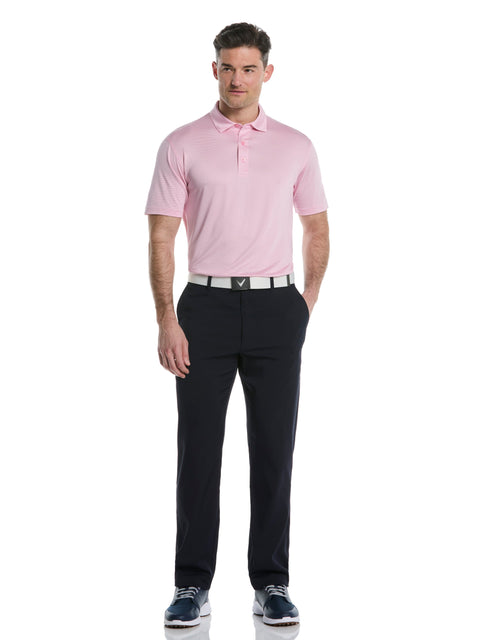 Men's Fine Line Stripe Golf Polo