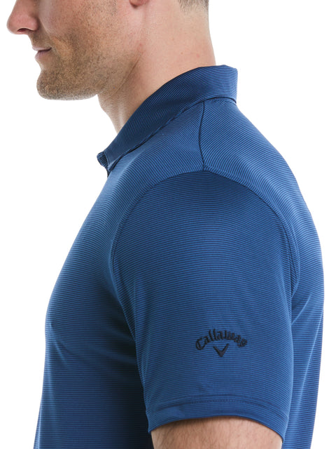 Men's Fine Line Stripe Golf Polo
