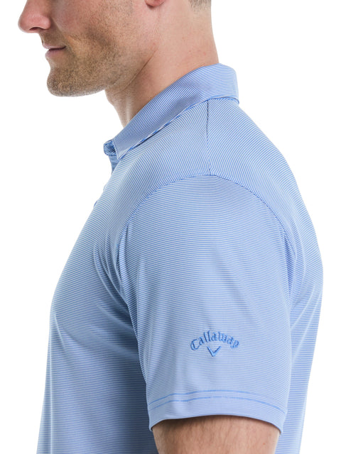 Men's Fine Line Stripe Golf Polo