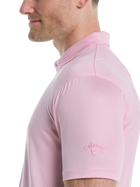 Men's Fine Line Stripe Golf Polo
