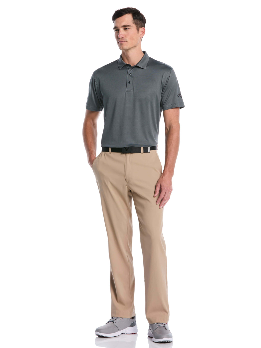 Men's Fine Line Stripe Polo