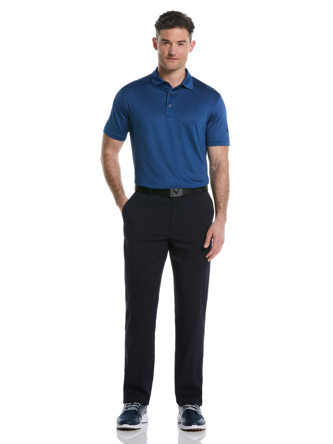 Men's Fine Line Stripe Polo