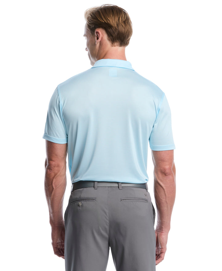 Fine Line Stripe Golf Polo Shirt (Atomizer) 