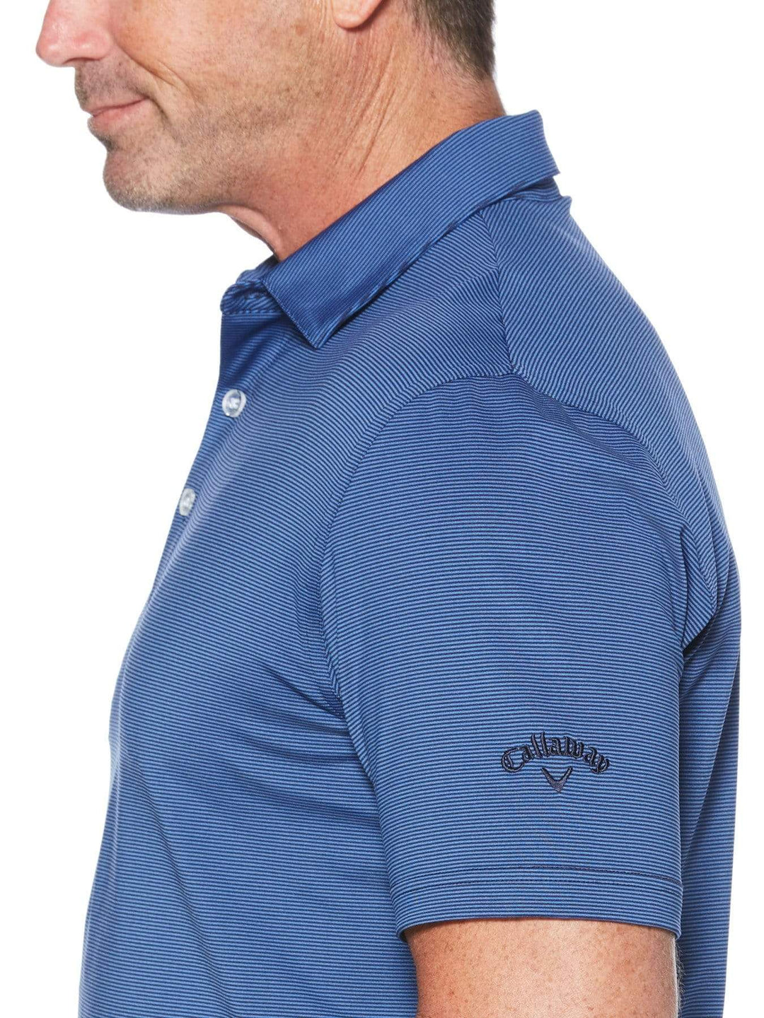 Men's Fine Line Stripe Polo