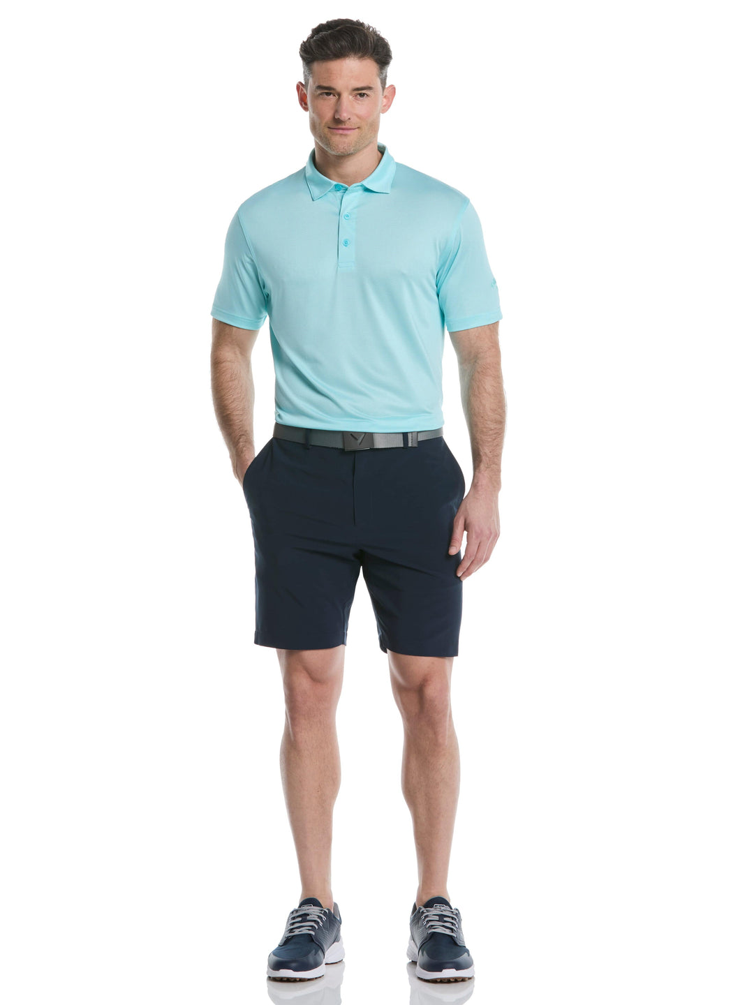 Men's Fine Line Stripe Polo