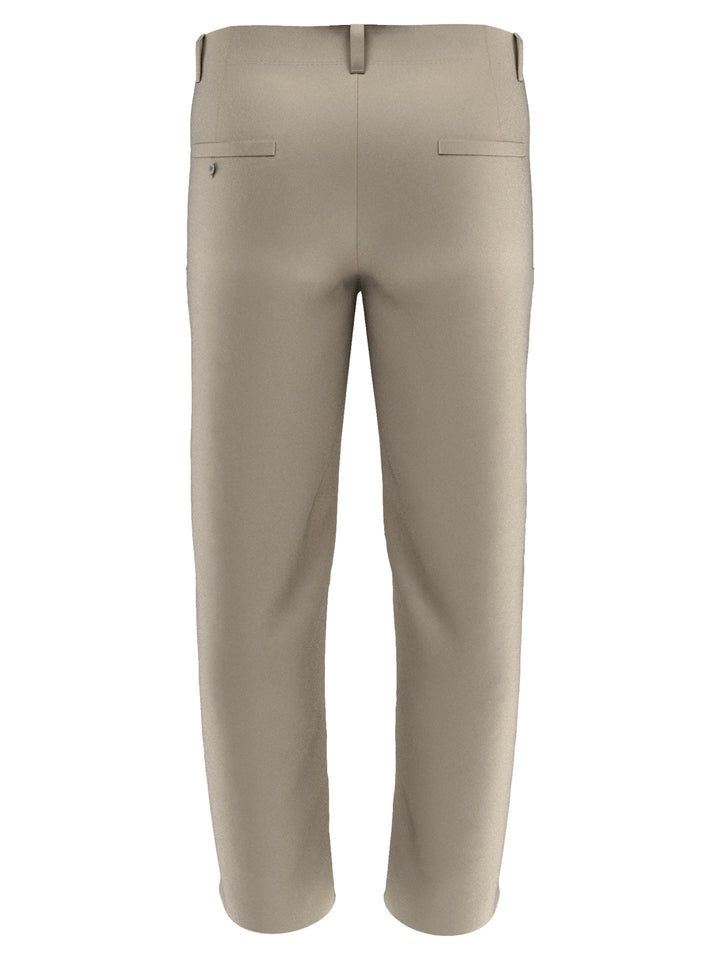 Flat Front Active Waistband Golf Pant (Silver Lining) 
