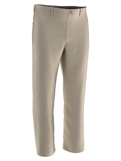 Flat Front Active Waistband Golf Pant (Silver Lining) 