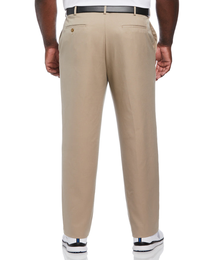 Flat Front Golf Pant with Expandable Waistband (Chinchilla) 