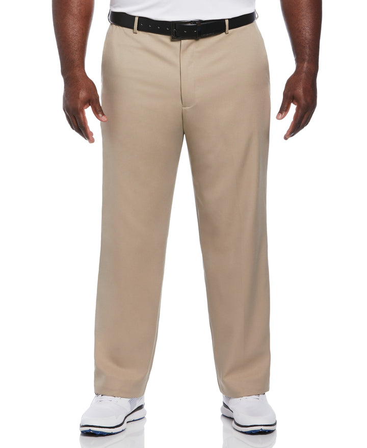 Flat Front Golf Pant with Expandable Waistband (Chinchilla) 