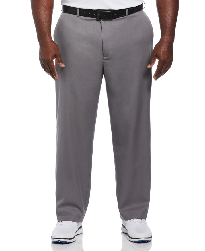 Flat Front Golf Pant with Expandable Waistband (Quiet Shade) 