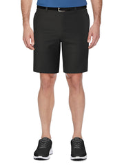 Men's Flat Front Horizontal Textured Golf Short