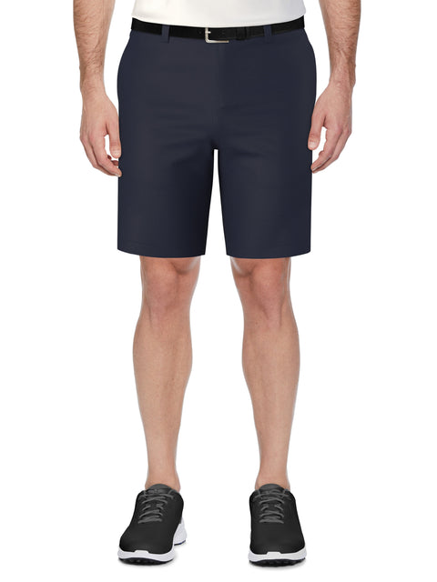Men's Flat Front Horizontal Textured Golf Short