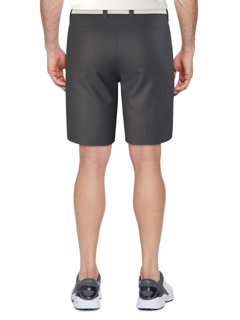 Men's Flat Front Horizontal Textured Golf Short
