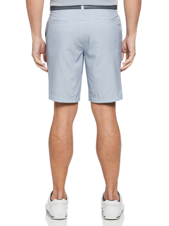 Flat Front Mini Geo Print Golf Short (Tradewinds) 