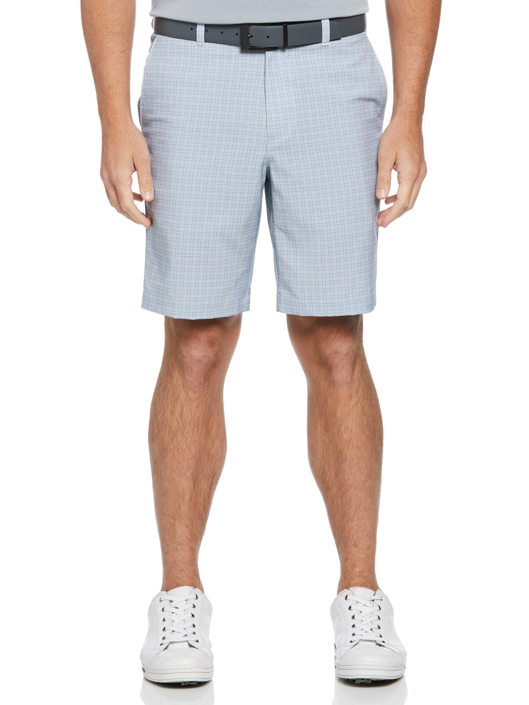 Flat Front Mini Geo Print Golf Short (Tradewinds) 