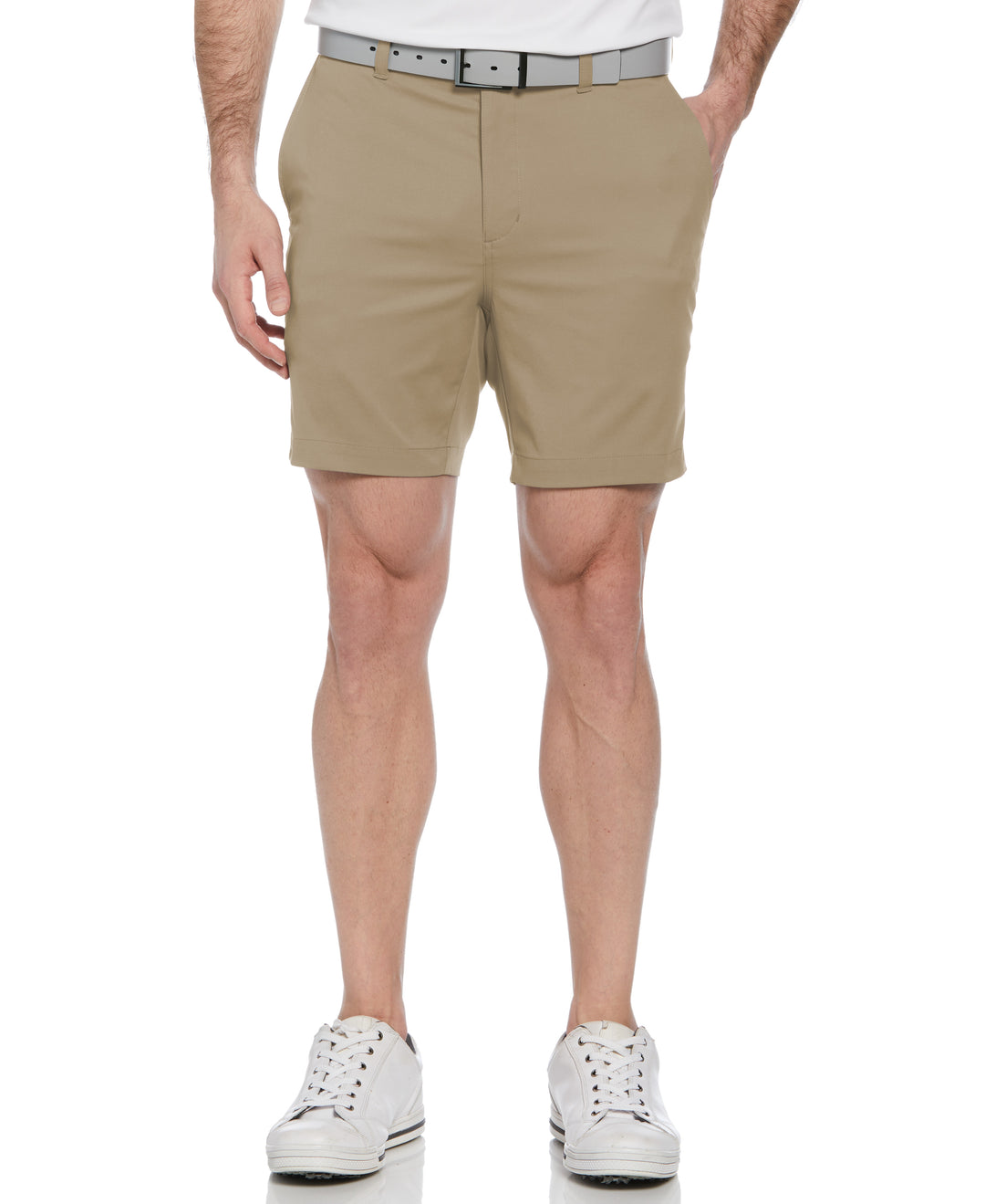 Flat Front Performance Golf Short (Chinchilla) 