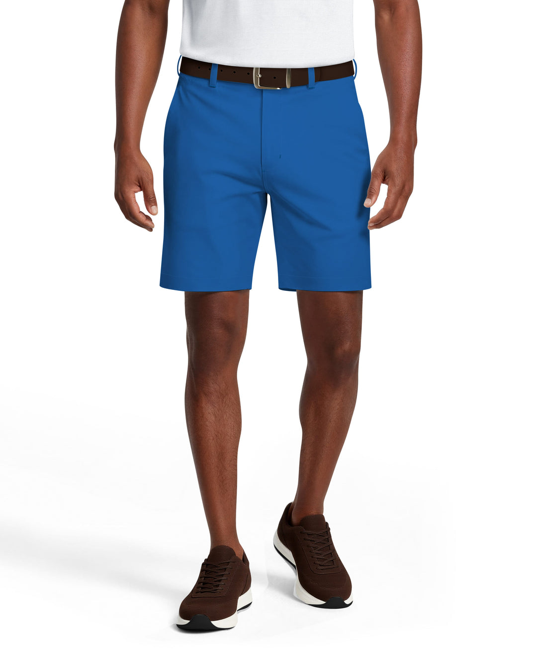 7" Solid Active Waist Performance Stretch Golf Short (Egyptian Blue) 
