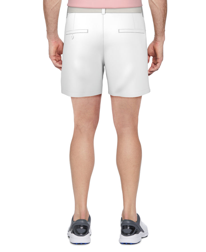 Flat Front Performance Golf Short (Bright White) 