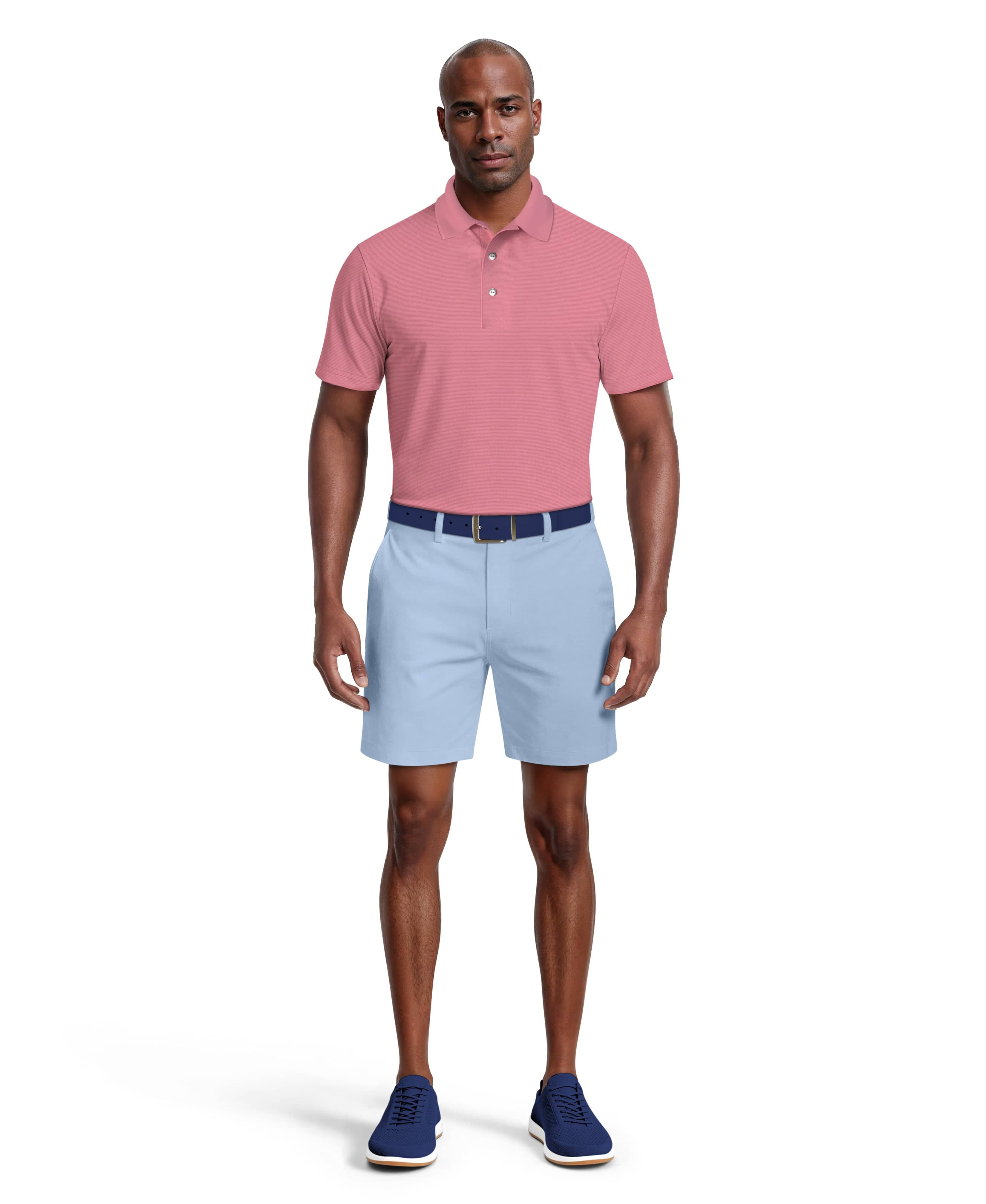 Men's Flat Front Performance Golf Short | 7