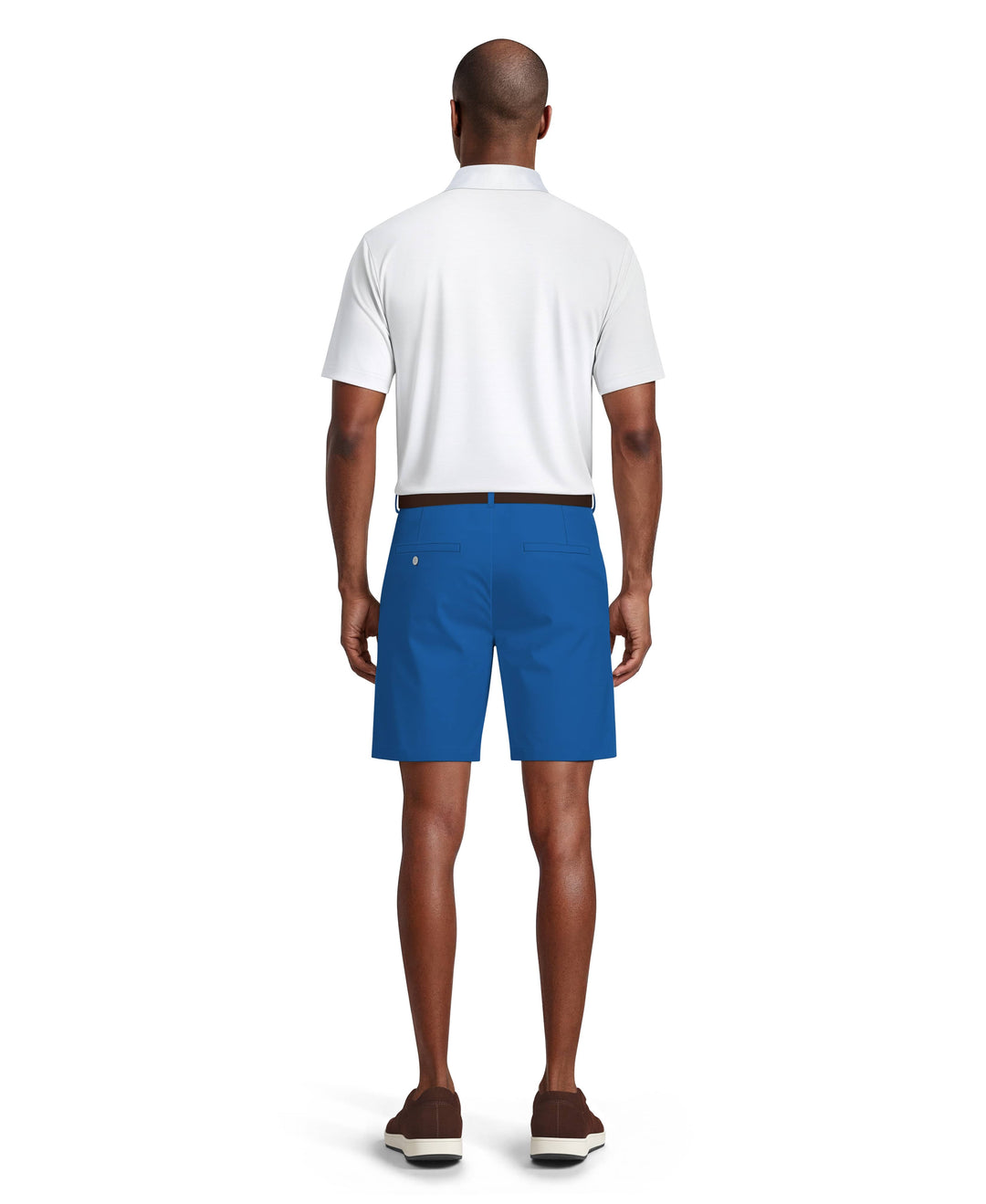 7" Solid Active Waist Performance Stretch Golf Short (Egyptian Blue) 