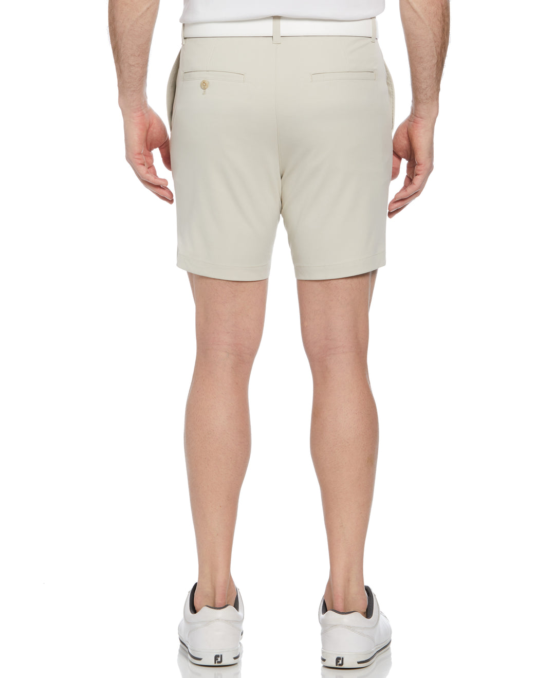 Flat Front Performance Golf Short (Silver Lining) 