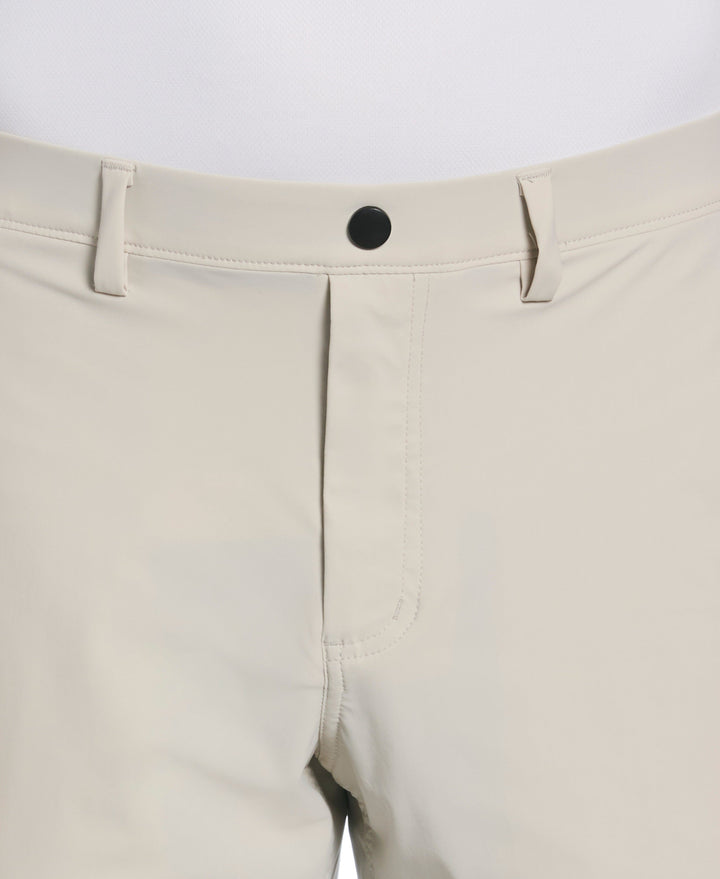 Flat Front Performance Pull-On Golf Short (Silver Lining) 