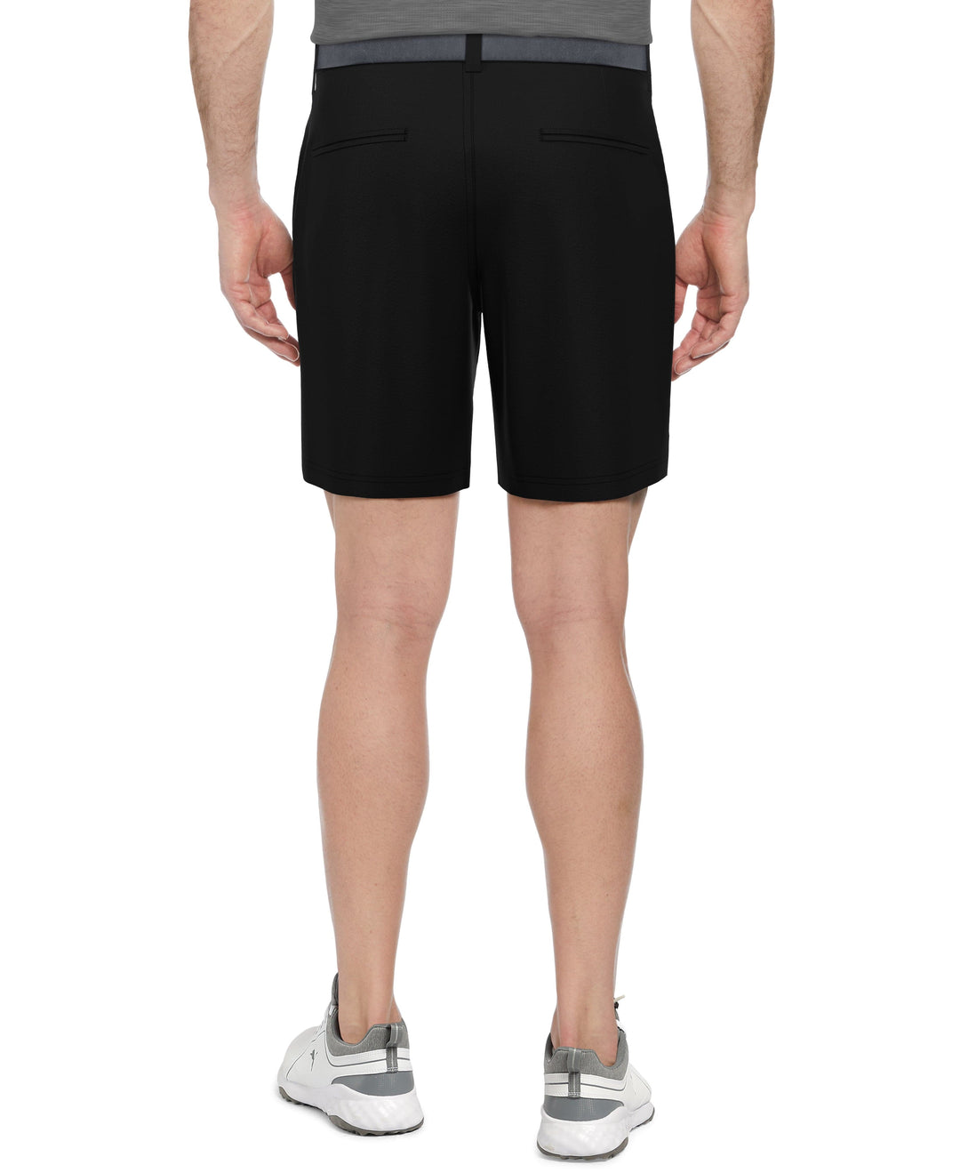 Flat Front Performance Pull-On Golf Short (Caviar) 