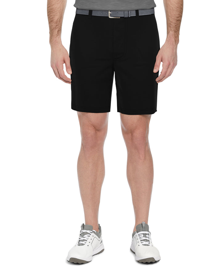Flat Front Performance Pull-On Golf Short (Caviar) 