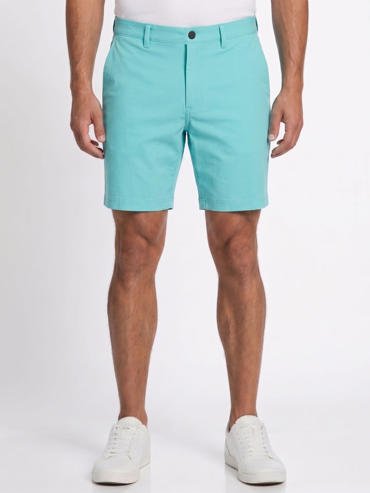 Men's Flat Front Pull-On Golf Short | 8" Inseam