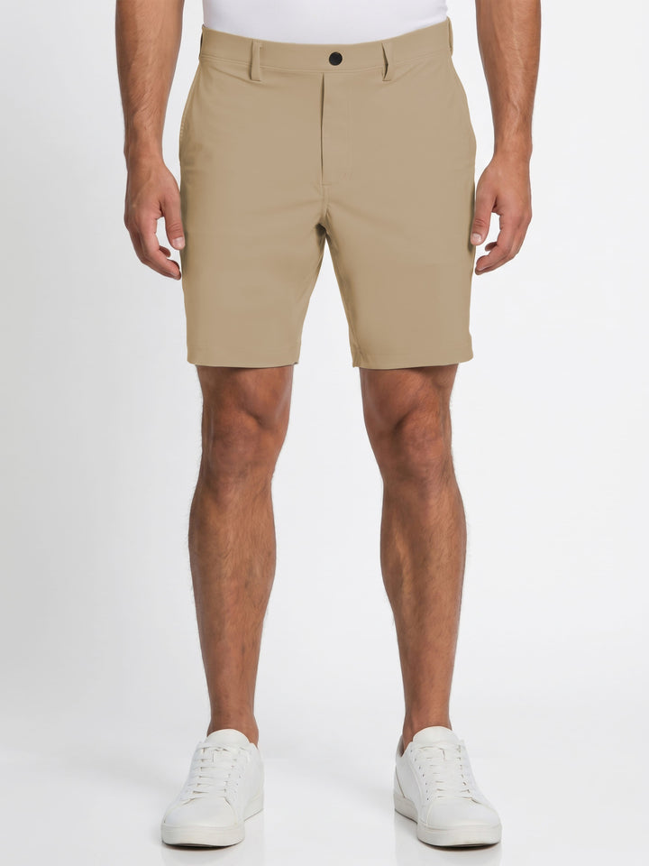 Men's Flat Front Pull-On Golf Short | 8" Inseam