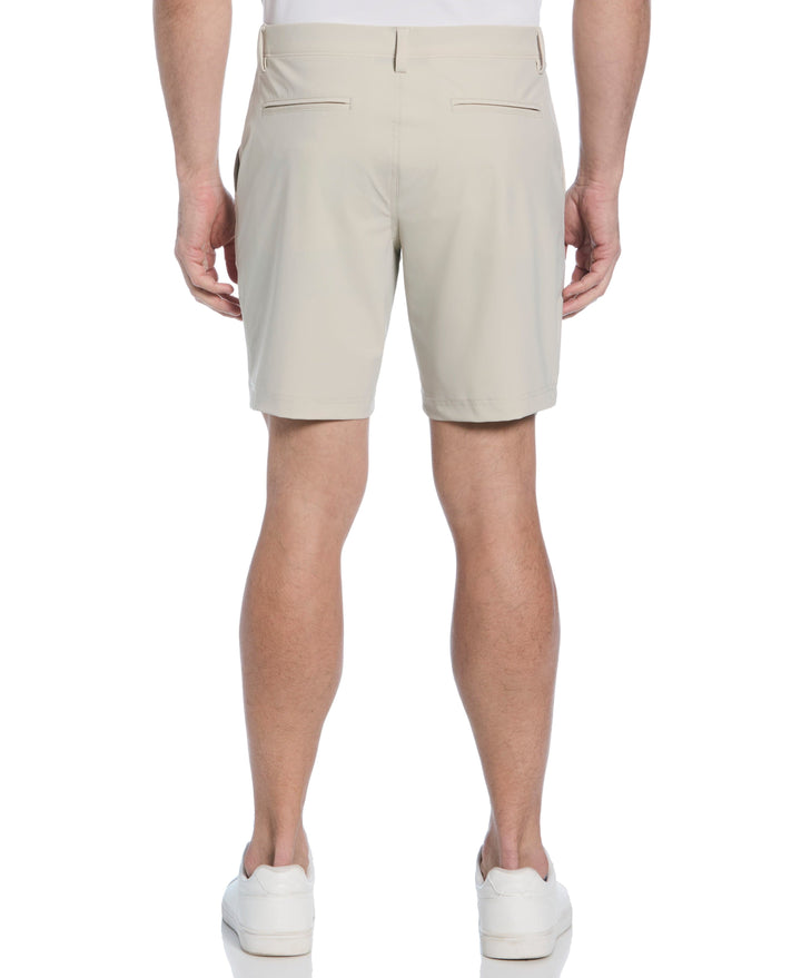 Flat Front Performance Pull-On Golf Short (Silver Lining) 