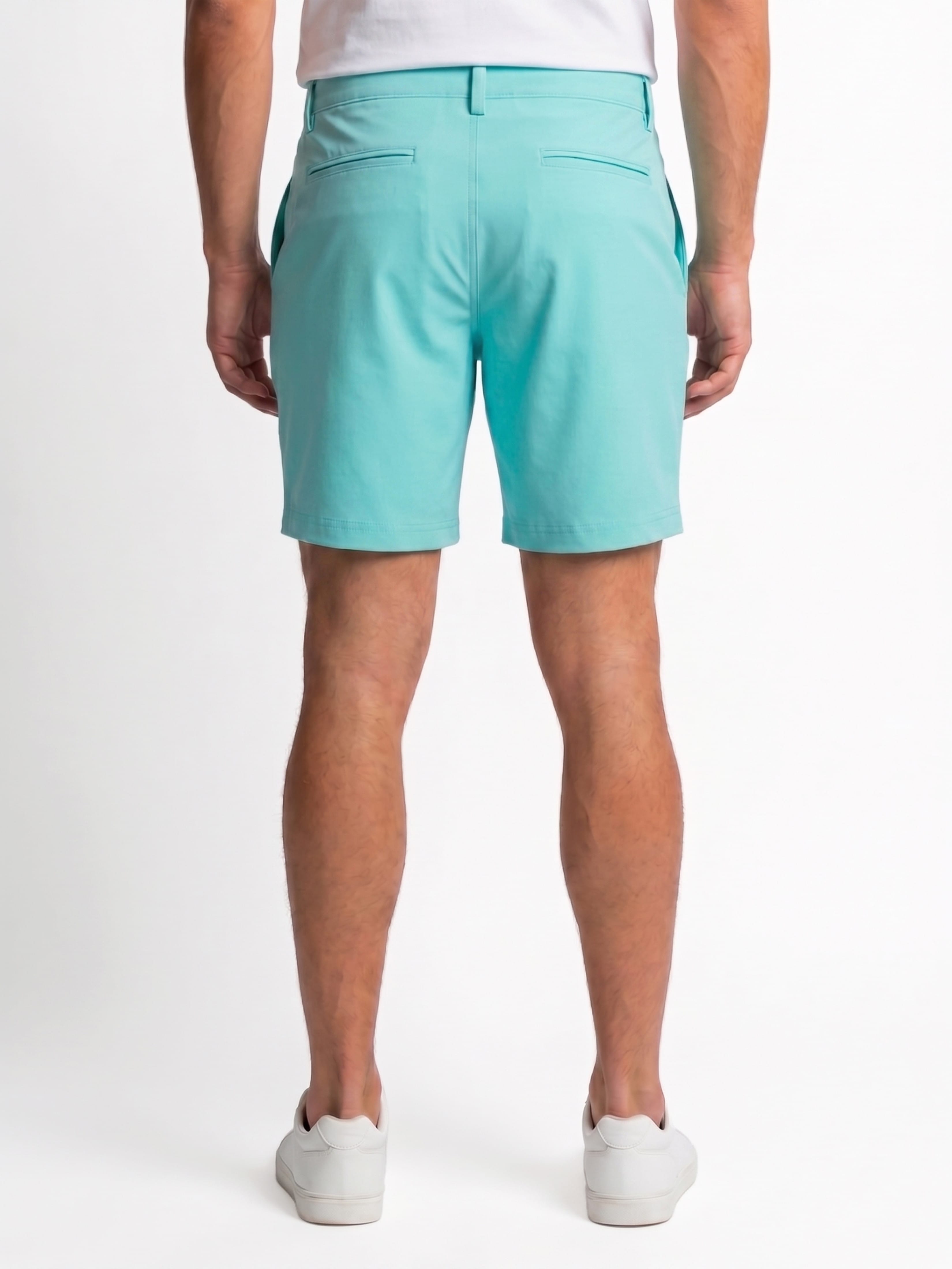 Men's Flat Front Pull-On Golf Short | 8