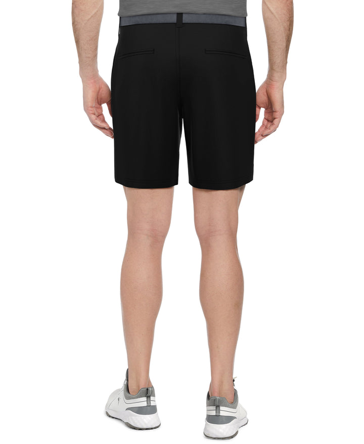 Flat Front Performance Pull-On Golf Short (Caviar) 