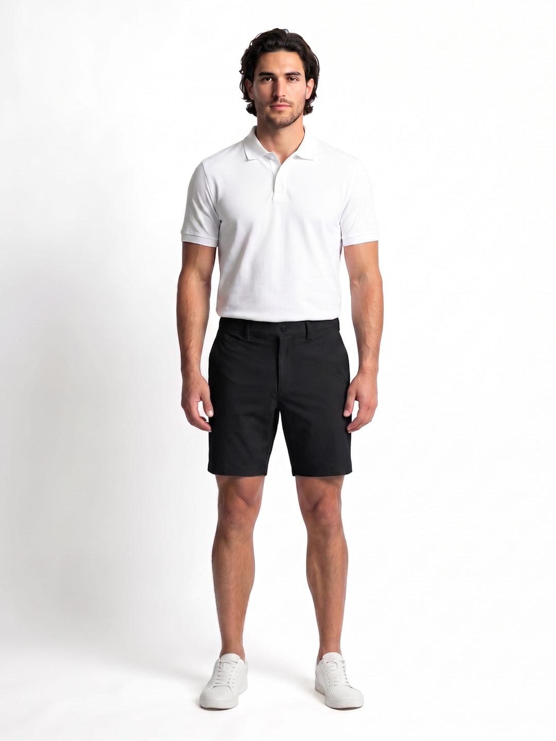 Men's Flat Front Pull-On Golf Short | 8" Inseam