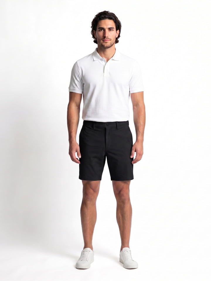 Men's Flat Front Pull-On Golf Short | 8" Inseam