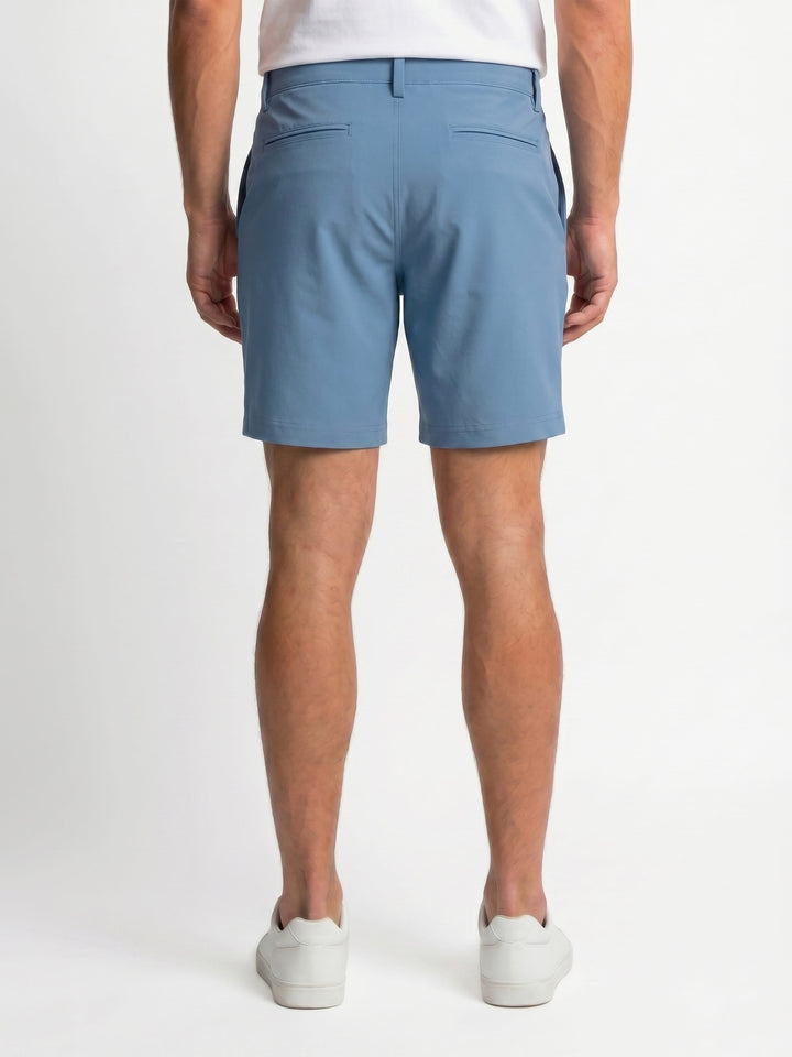Men's Flat Front Pull-On Golf Short | 8" Inseam