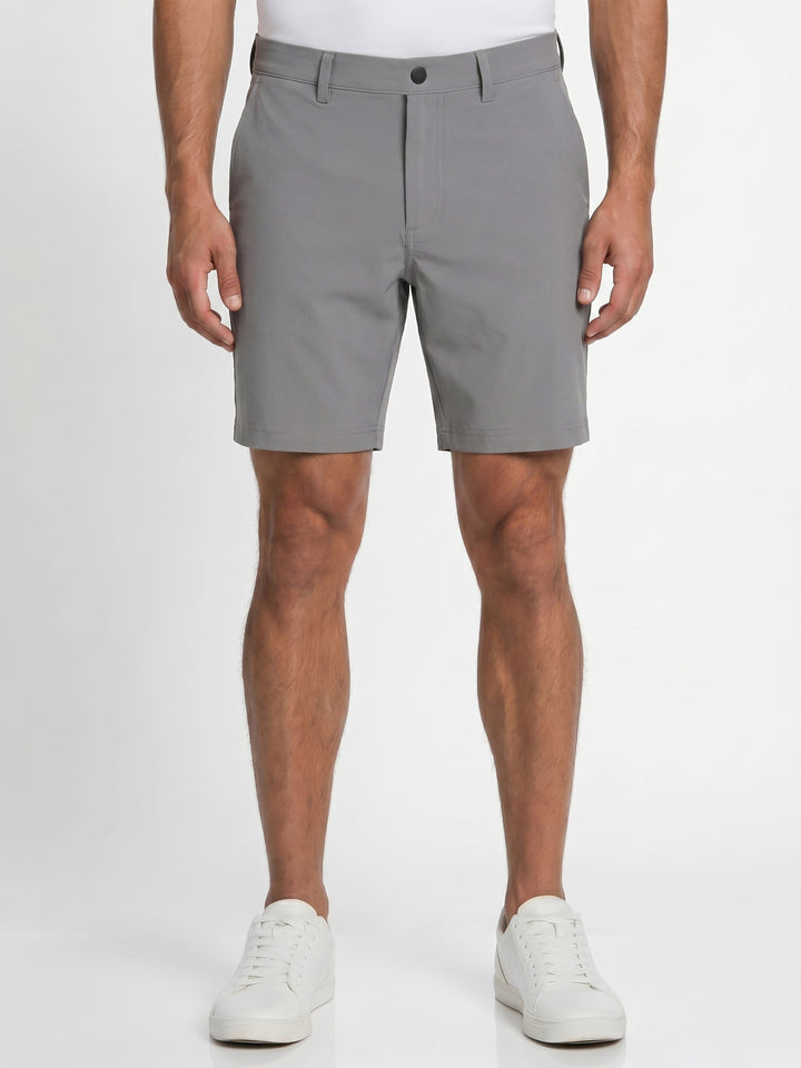 Men's Flat Front Pull-On Golf Short | 8" Inseam